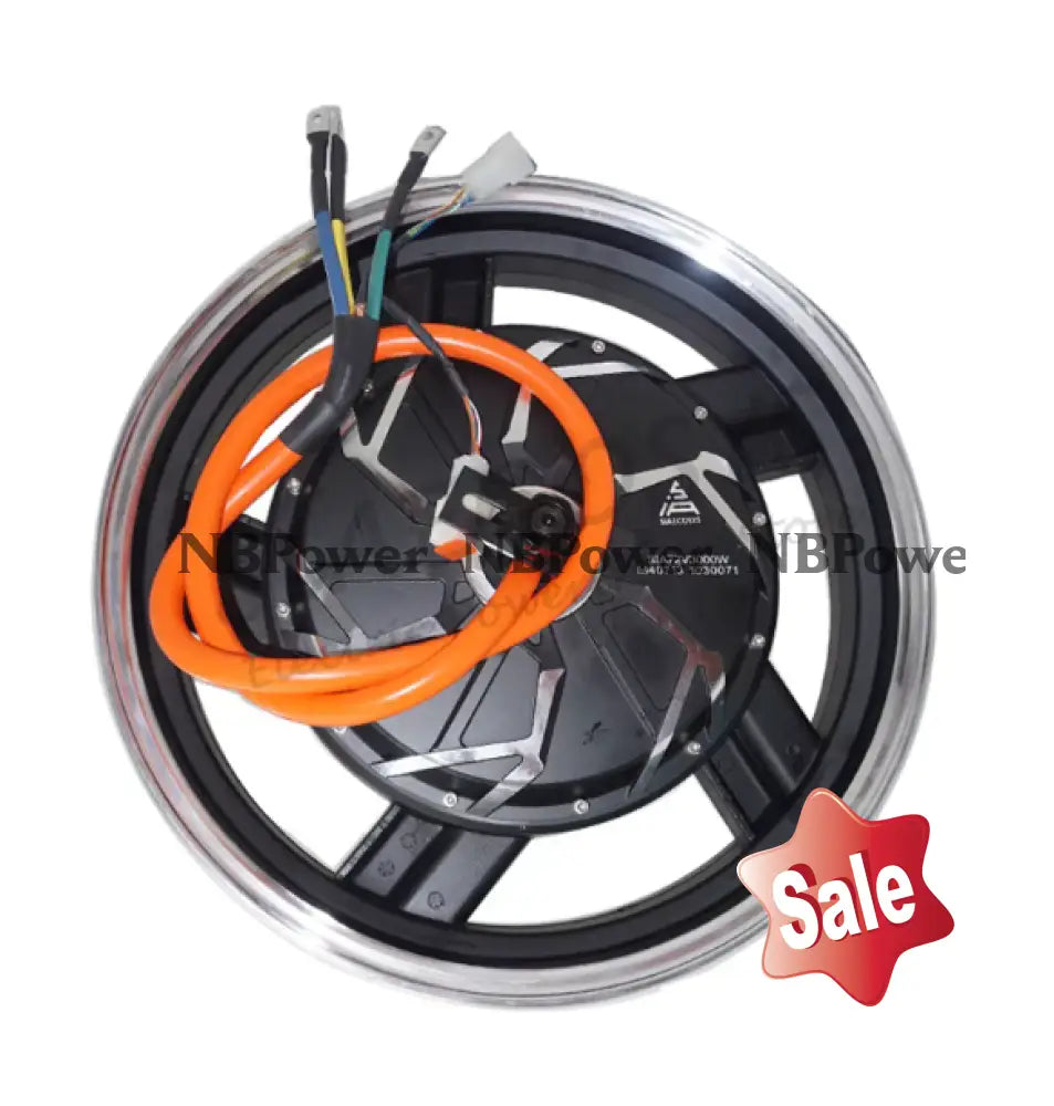 QS206 2000W V4 17inch 72V 70KPH Electric In Wheel Hub Motor Motor