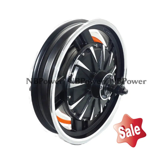 QS260 16*2.75inch V1.4 4000W 50H Electric Motorcycle Brushless DC Wheel Hub Motor Motor