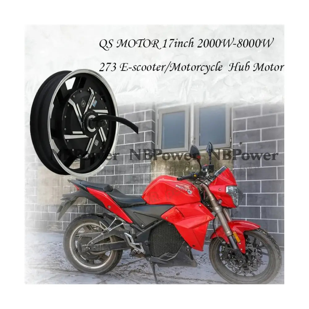 QS273 17 inch 3000W V3 Electric Motorcycle Hub Motor Wheel Motor