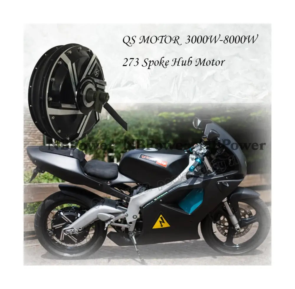 QS273 Hub Motor 8000W 273 V4 Moped Spoke Electric Motorcycle Hub Motor Motor
