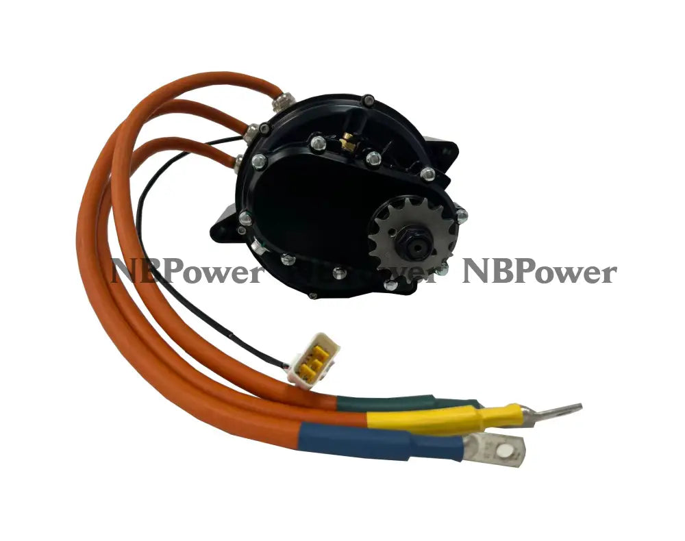 QSMOTOR 165 10000W 72V 50H Hall and Encoder PMSM Mid drive Motor for Surron Light Bee Motor