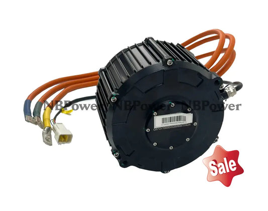 QSMOTOR 165 10000W 72V 50H Hall and Encoder PMSM Mid drive Motor for Surron Light Bee Hall Belt Motor