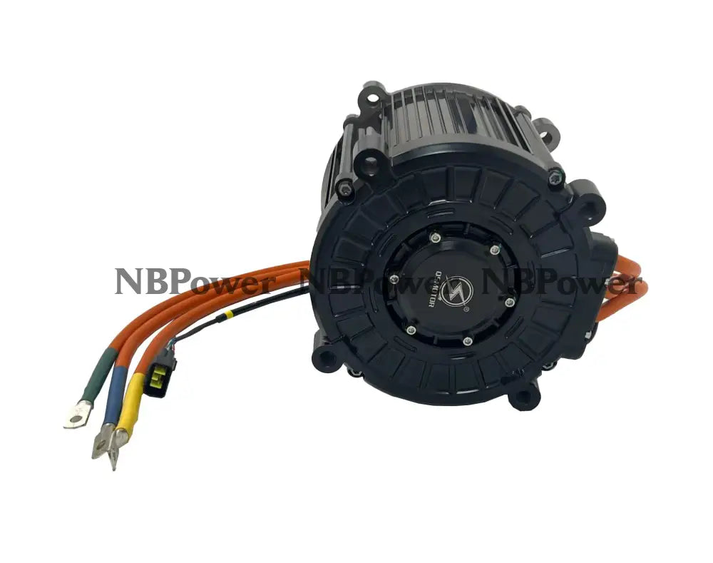 QSMOTOR 180 90H 8000W PMSM Mid Drive Motor For Electric Moped Motorcycle ，Encoder Magenetic Mid Motor Electric Motor