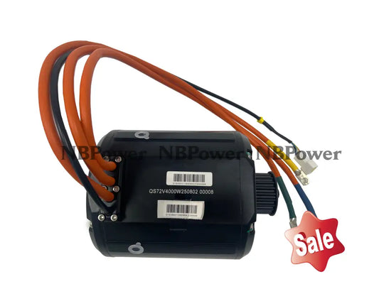 QSMOTOR QS138 90H 4000W 72V Liquid-Cooled Mid-Drive Motor High-Speed 100KPH Heat-Resistant for Electric Motorcycle ATV