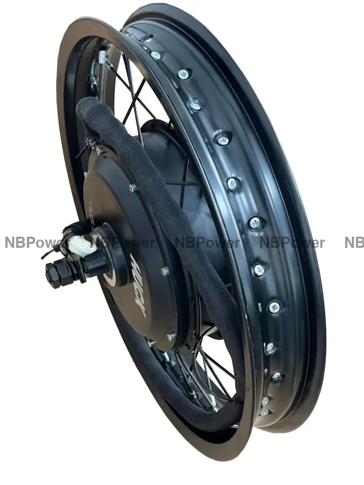 Rear 200mm dropout 3.5T high speed QS 5000W motorwheel with spokes ;17*2.15 motorcycle rim QS 5000W motorwheel Motor