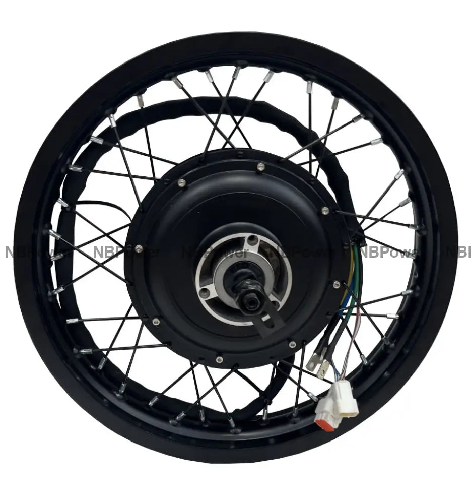 Rear 200mm dropout 3.5T high speed QS 5000W motorwheel with spokes ;17*2.15 motorcycle rim QS 5000W motorwheel Motor