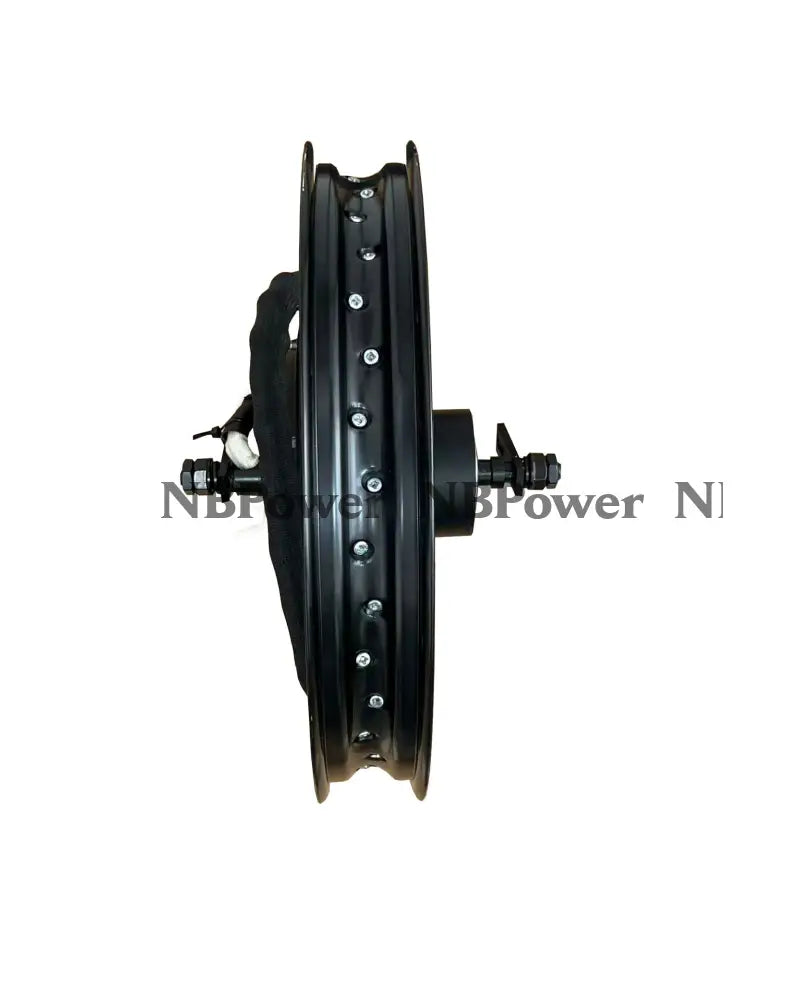 Rear 200mm dropout 3.5T high speed QS 5000W motorwheel with spokes ;17*2.15 motorcycle rim QS 5000W motorwheel Motor