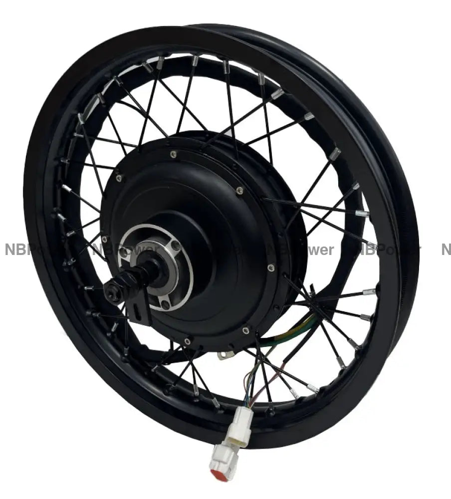 Rear 200mm dropout 3.5T high speed QS 5000W motorwheel with spokes ;17*2.15 motorcycle rim QS 5000W motorwheel Motor