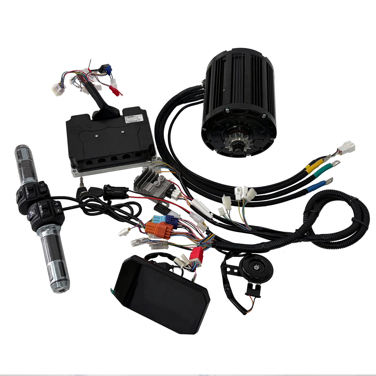 QS138-A 6000W 100H Mid Drive Motor Convention Kit | FarDriver ND721000 Controller,TFT Display,T海容天天了 NBPower