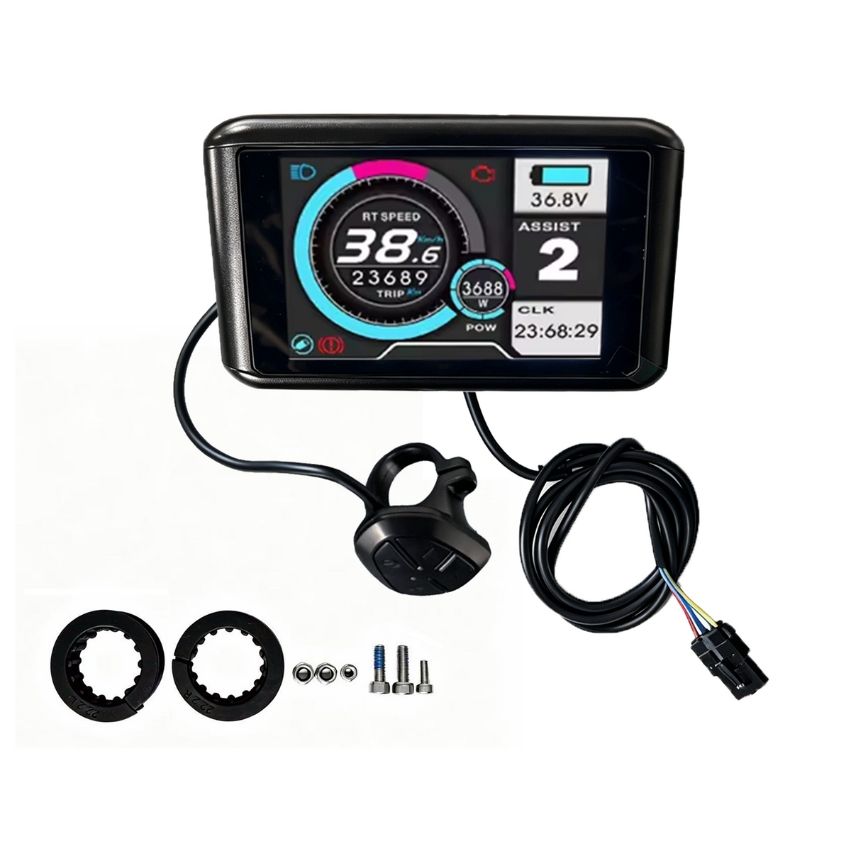 UK Warehouse: NBPower 26inch/27.5inch/29inch MTX Rim 135mm Dropout 72V 3000W Rear Disc Brake Motorwheel Kit , With Black 80A Dual Mode Controller, UKC1 Color Display,Surron Throttle and Other 3000W parts NBPower