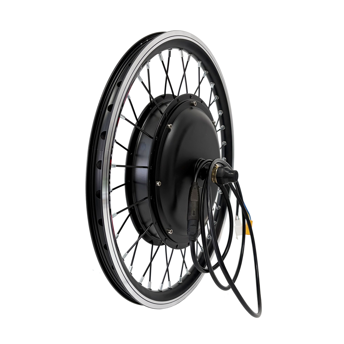 NBPower 20inch/24inch/26inch/27.5inch/29inch 135mm Front Dropout 2000W V-brake Motorwheel With 45A Dual Mode Controller,UKC1/UKC1+ Color Display,Half Twist Throttle Convention Kit For E-bike NBPower