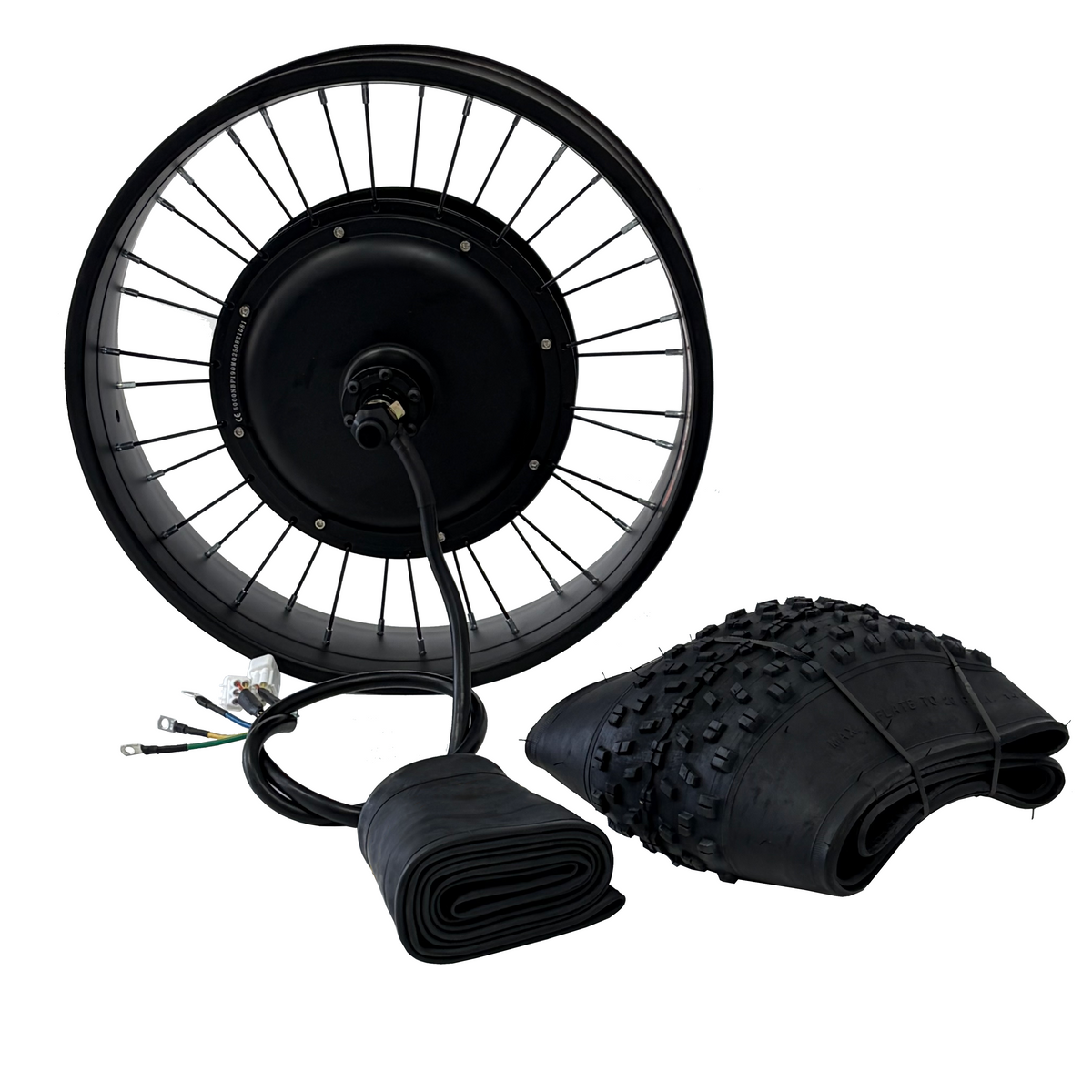 NBpower 20X4.0 190mm Dropout 72V 5000W Motor Wheel With Folding Tire NBPower